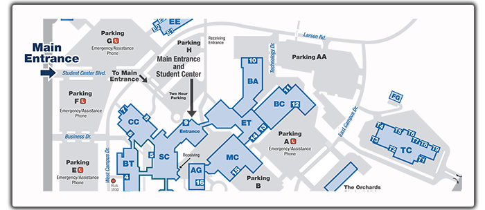 Nwtc Green Bay Campus Map Curbside Pick Up